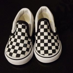 Vans | Checkered Slip On Toddler Unisex Size 3
